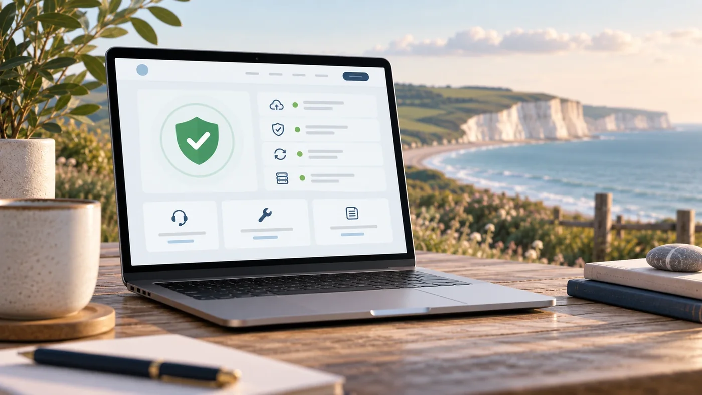 Website support and care dashboard Website support and care dashboard